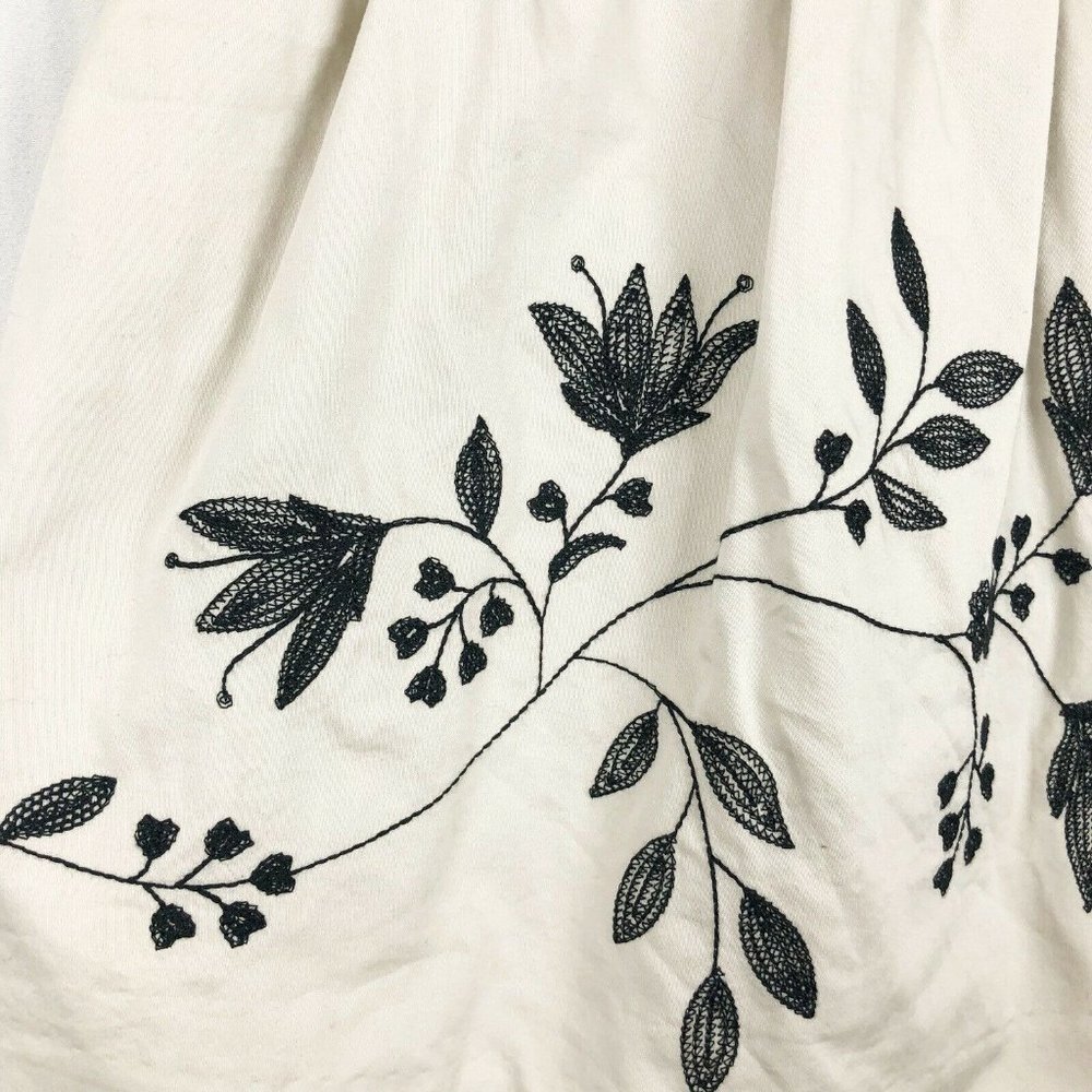 TEA COLLECTION Dress Girls Size 3 Embroidered Detail Beige School Casual - Picture 2 of 9